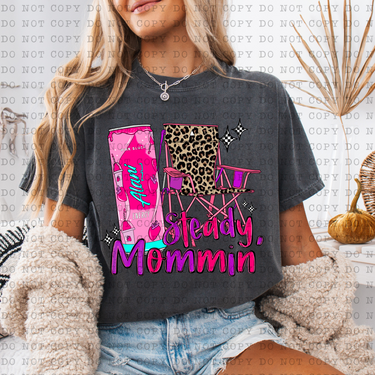 Steady Mommin' Cheetah Direct-To-Film Transfer